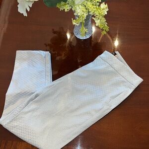 Crosby Sky Blue Textured Slacks